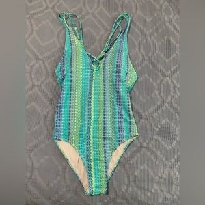 One piece printed swimsuit